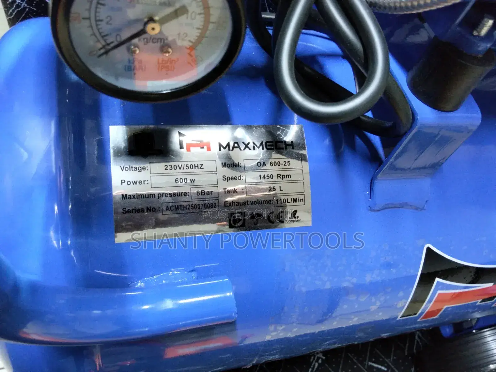 Maxmech Air Compressor 600watts