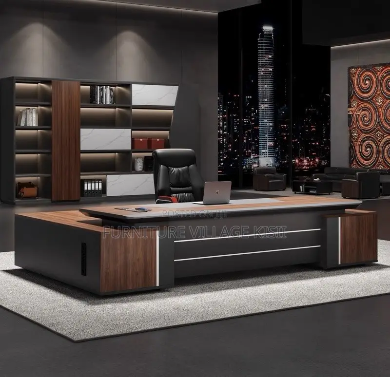 Office Desk; L-Shaped Executive Desk 1600mm