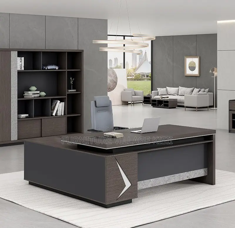 Office Desk; L-Shaped Executive Desk 1600mm