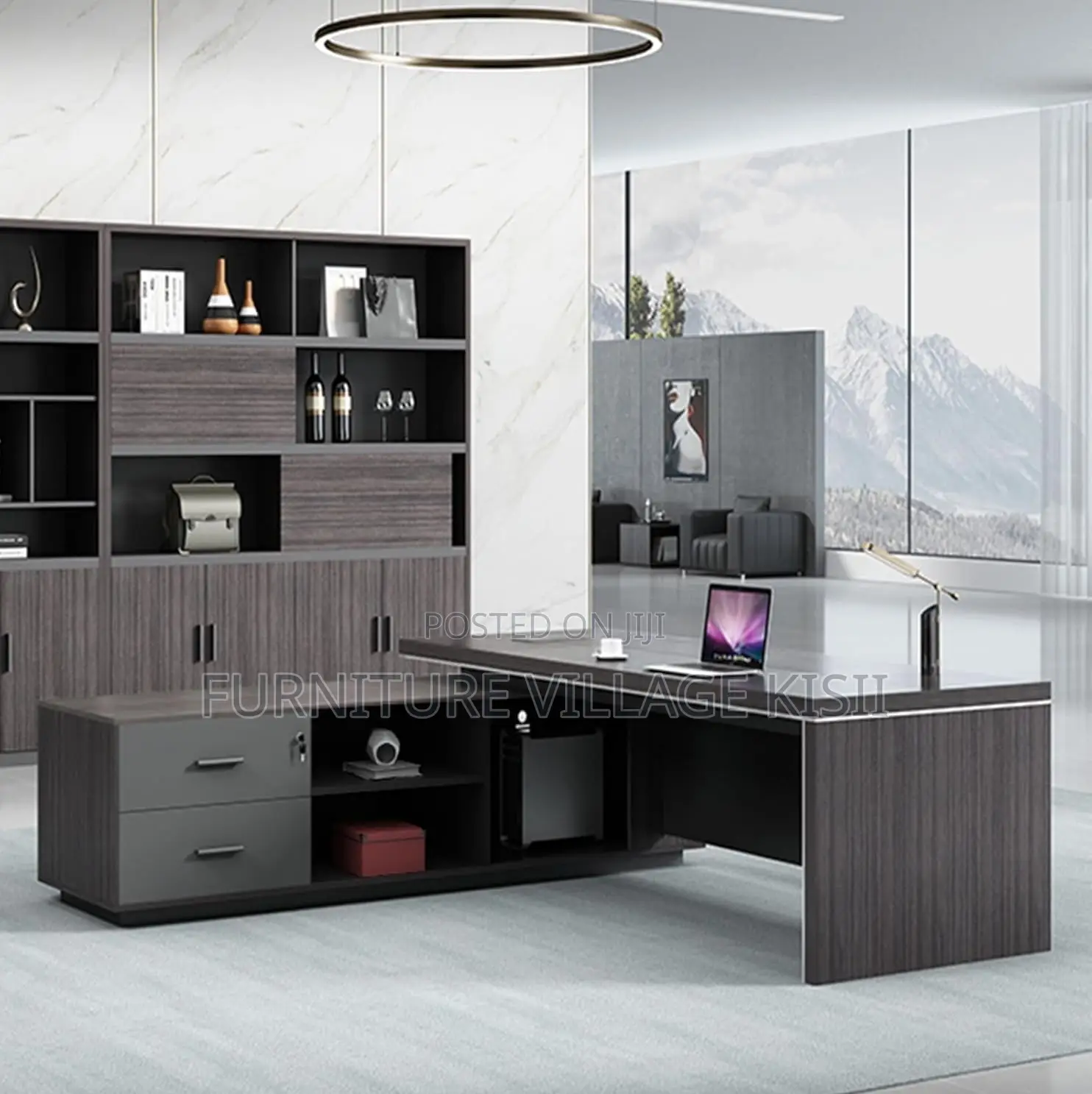 Office Desk; L-Shaped Executive Desk 1600mm