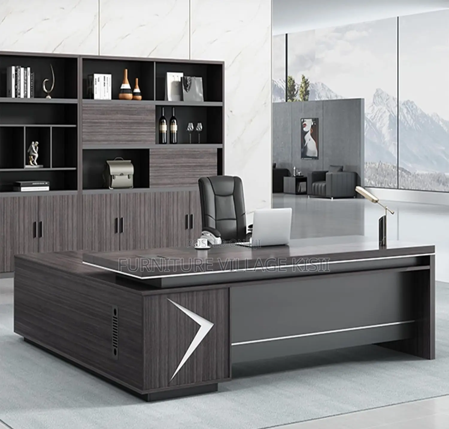 Office Desk; L-Shaped Executive Desk 1600mm