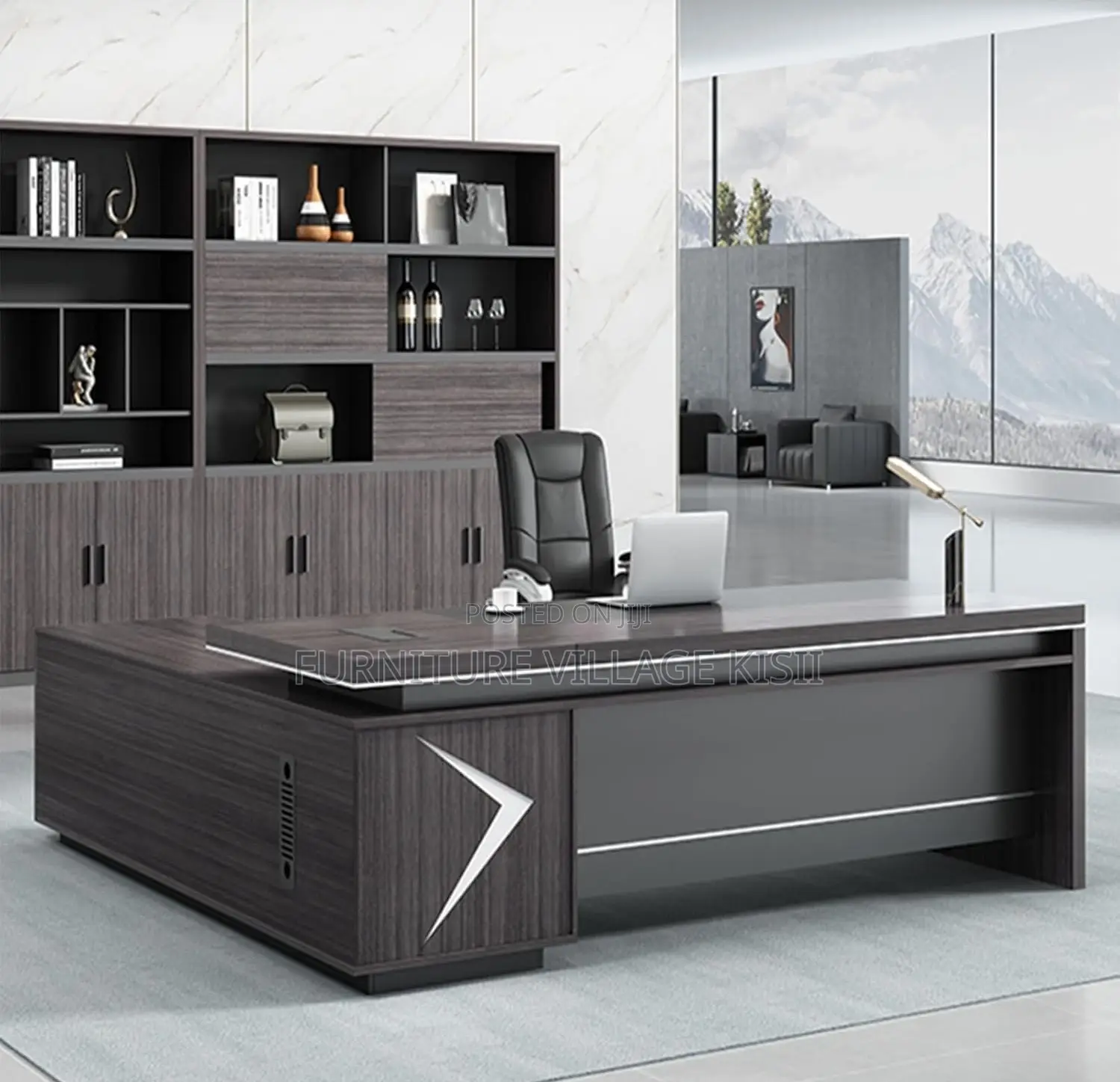 Office Desk; L-Shaped Executive Desk 1600mm