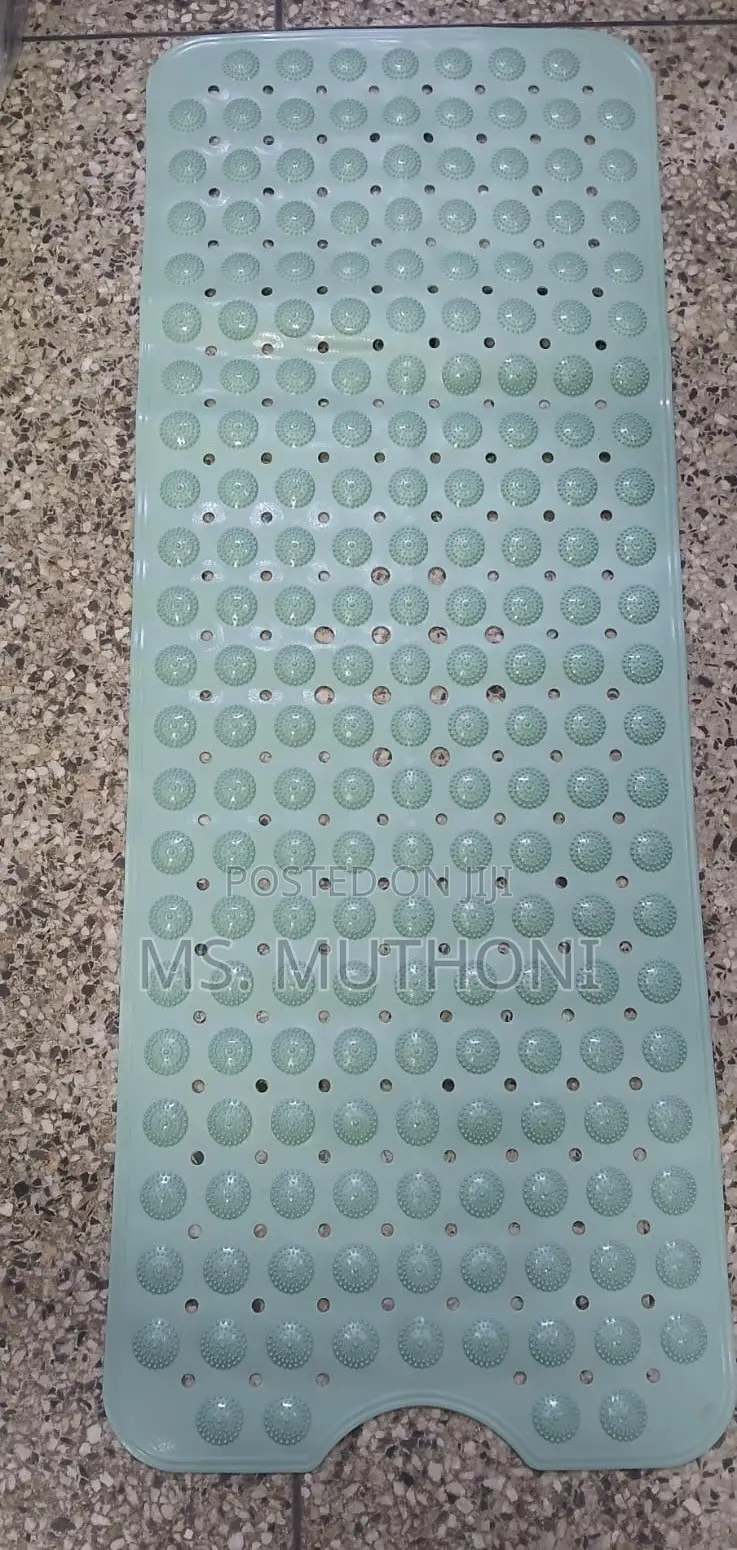 Extra Long Rectangular Non-Slip Shower and Bathtub Mats W/Suction Cups
