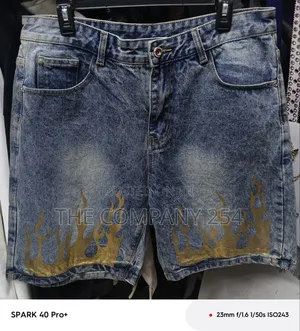 Quality Casual Denim Designer Long Jorts Shorts Available