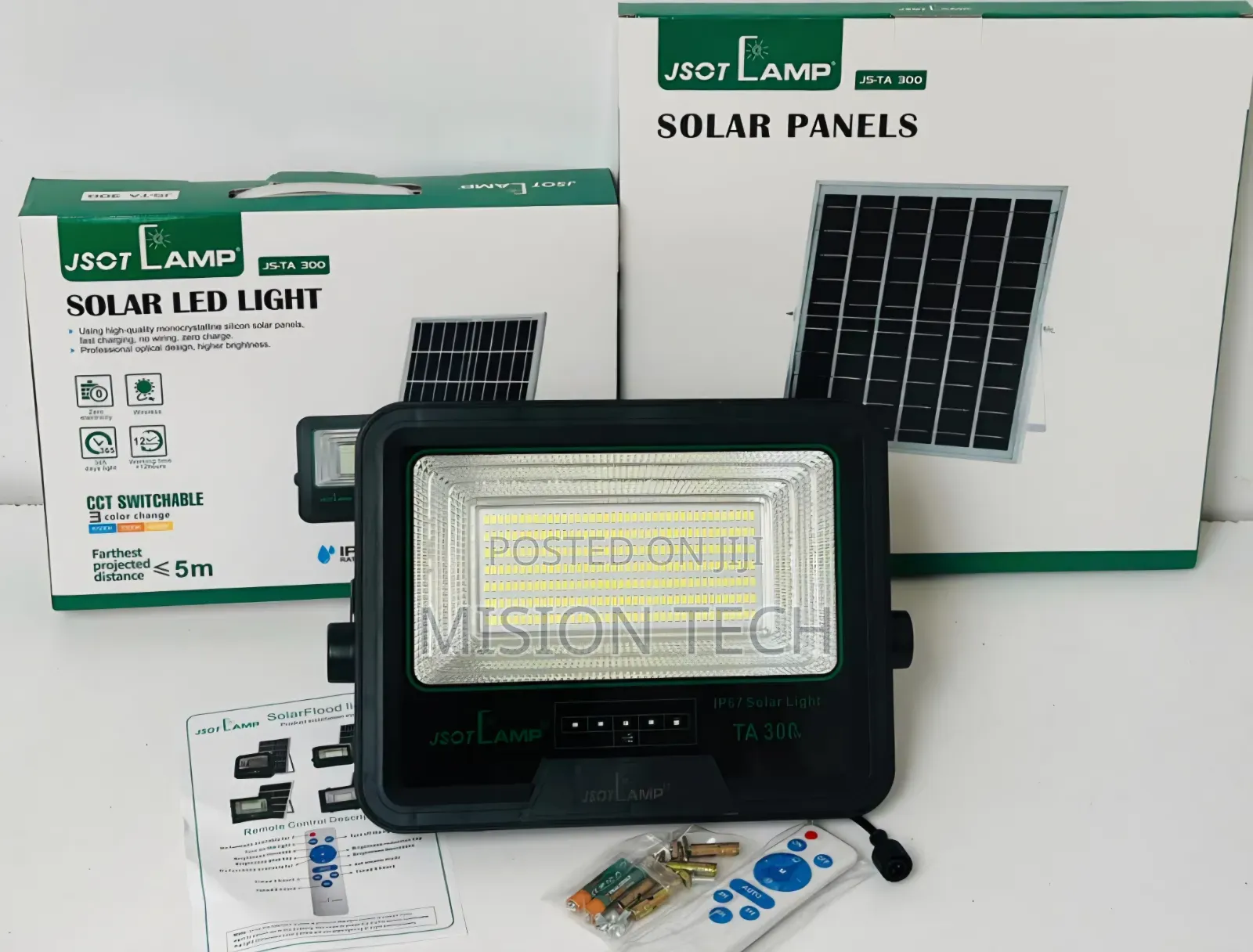 JSOT 300W Solar LED Flood Light 