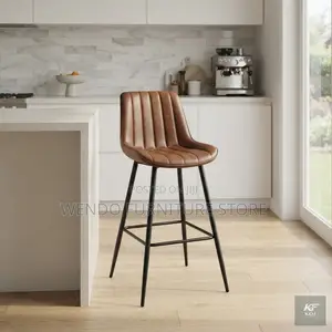 Barstool; Leather Office Counter Long Barstool