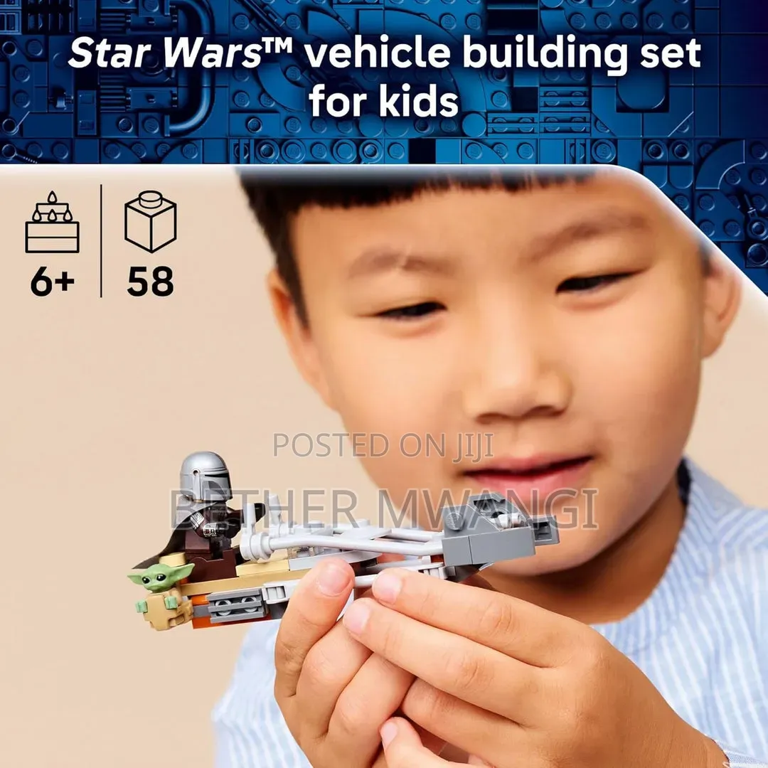 Lego Star Wars the Mandalorian Grogu's Speeder Bike