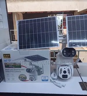 UBOX Dual Lens 4MP Solar Security Camera – 355° PTZ With Night Vision