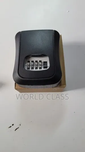 Wall-Mounted 4-Digit Combination Key Lock Box.