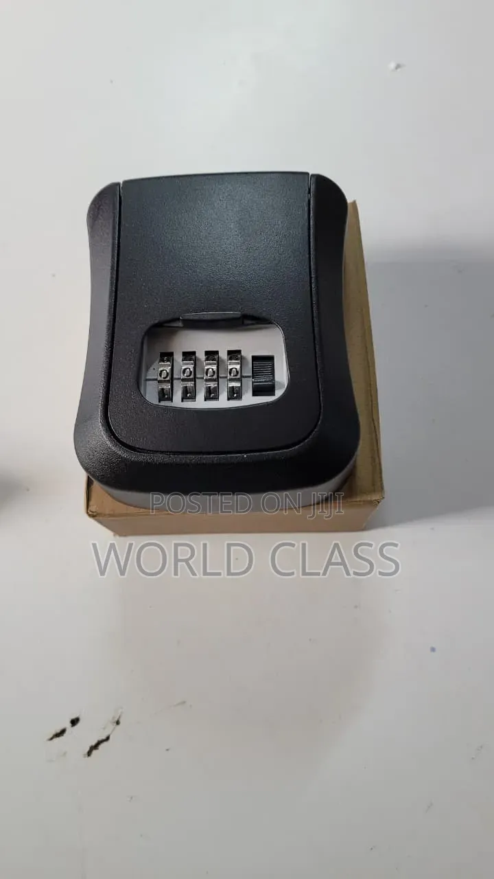 Wall-Mounted 4-Digit Combination Key Lock Box.