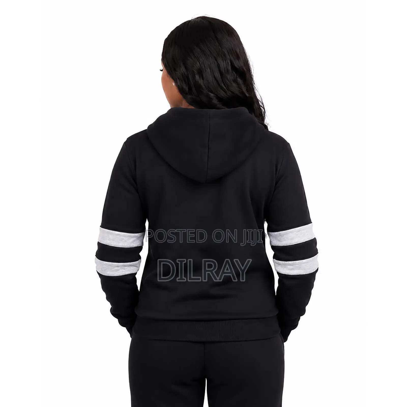 Black Grey Hoodie