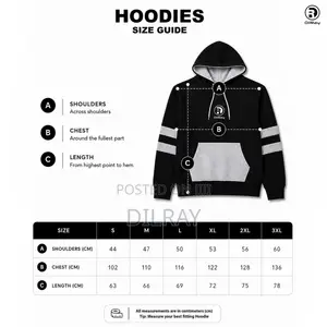 Black Grey Hoodie