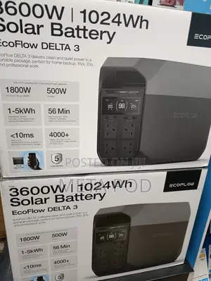 EcoFlow Delta 3 Solar Battery