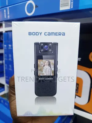 Portable Body Cam With Display Screen Clip Mount