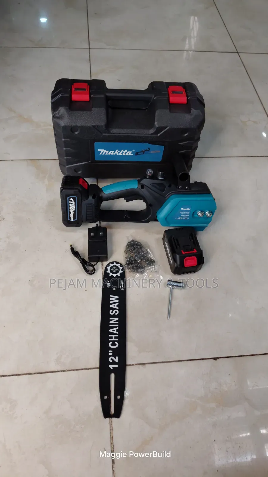 Makita 198V Cordless 12" Chainsaw With 2 Batteries