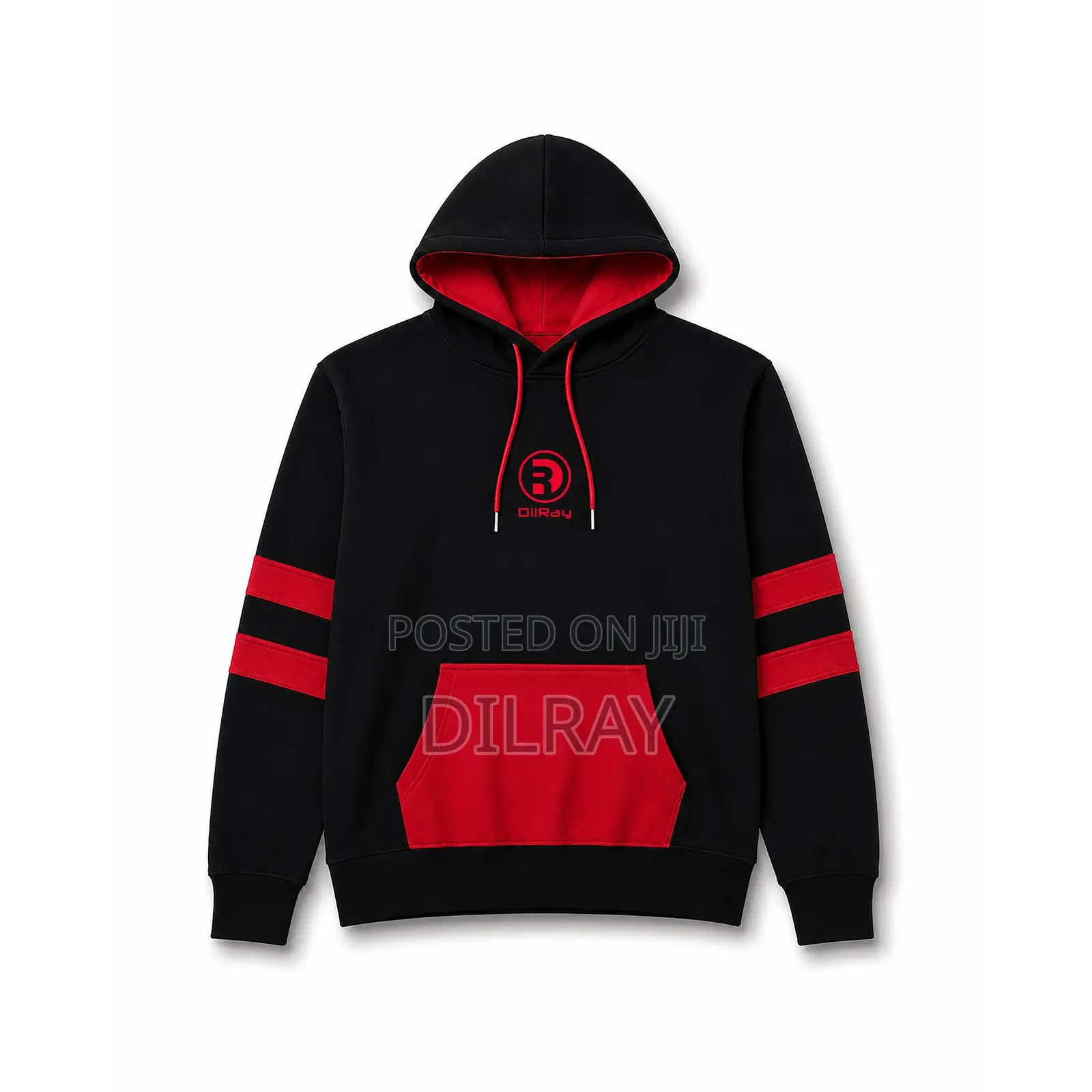 Black Red Hoodie