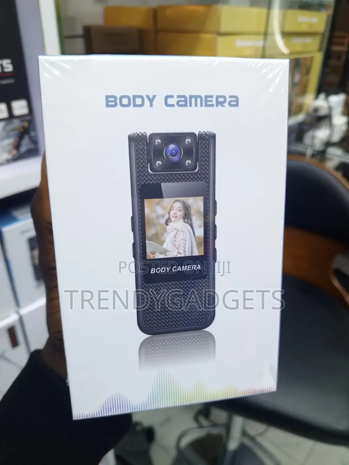 Rotating Lens Body Camera for Cycling, Vlogging Sports