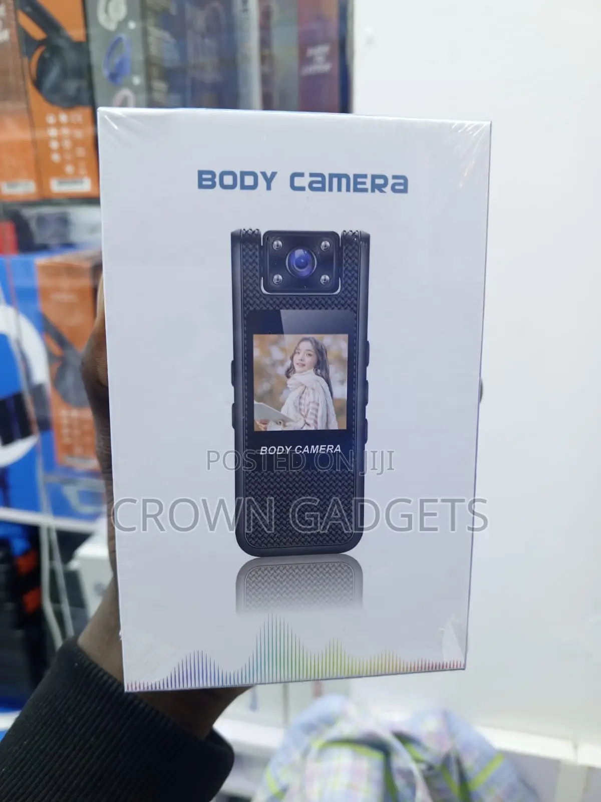 Portable Mini Body Cam With Screen, Night Vision Loop Record