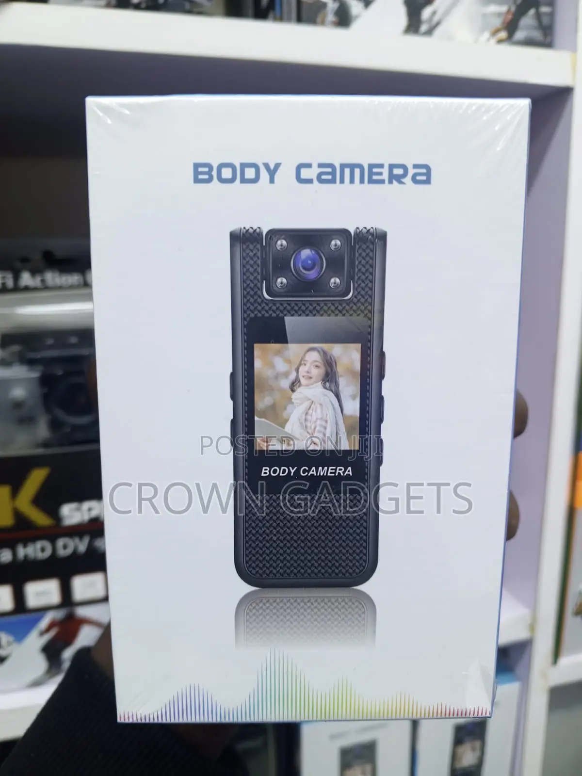 Mini Body Camera With Rotating Lens Infrared Night Vision