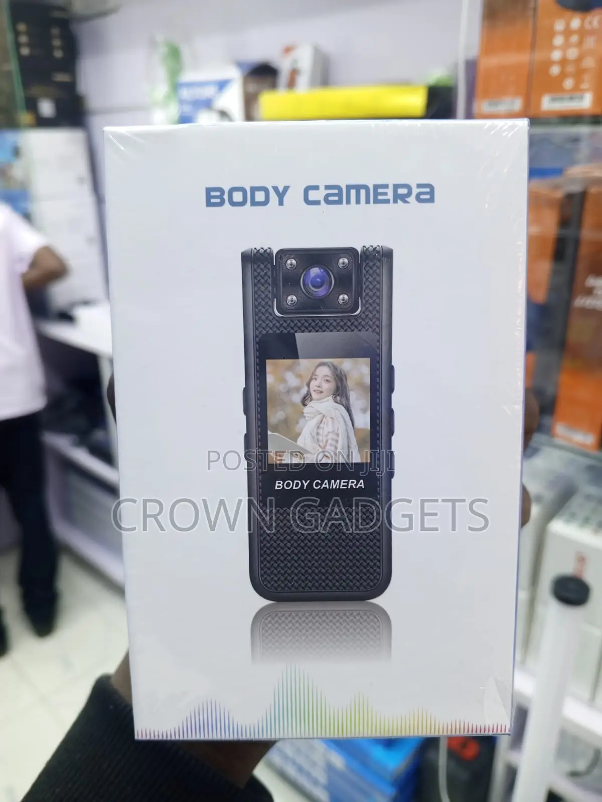 Mini Body Camera With Rotating Lens Infrared Night Vision