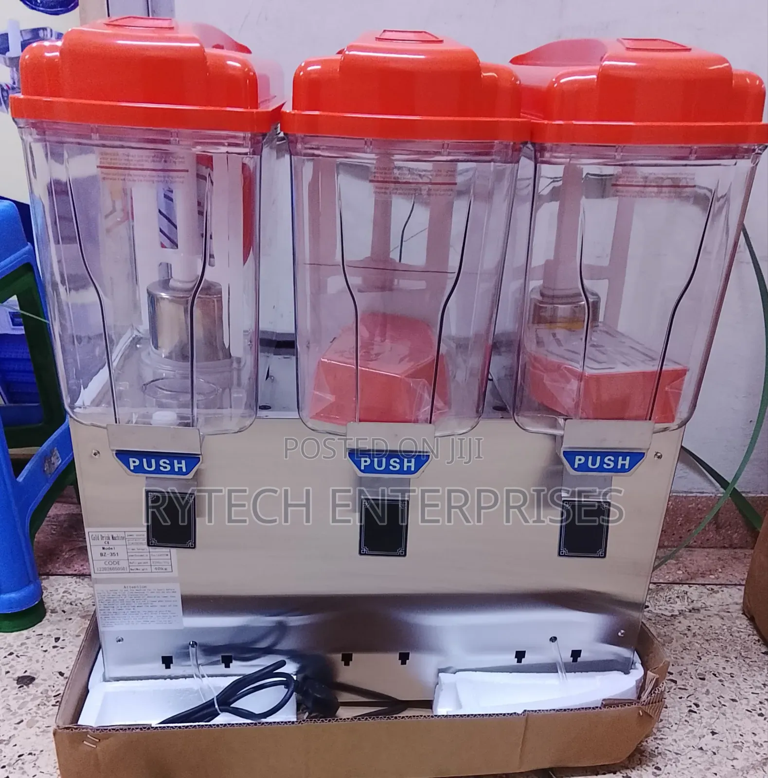 Commercial Juice Dispenser 3 Column