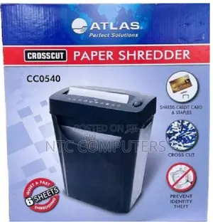 Atlas CC0540 Crosscut Paper Shredder 6 Sheets