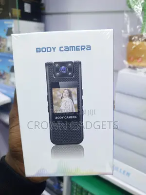 Portable Body Cam With Screen, Clip Mount Loop Recording