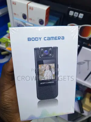 Portable Body Cam With Screen, Clip Mount Loop Recording