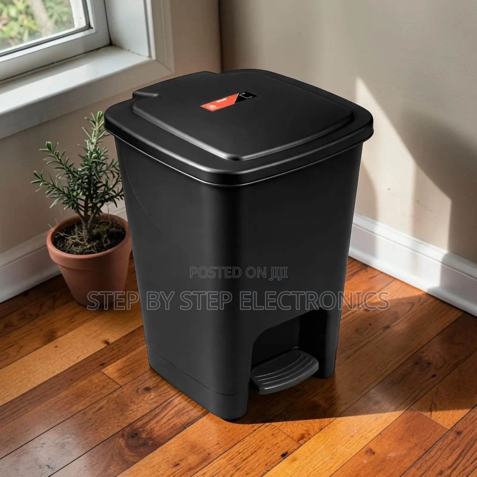 Factory Deals 30L Litres Hard Plastic Waste Garbage Dust Pedal Bin