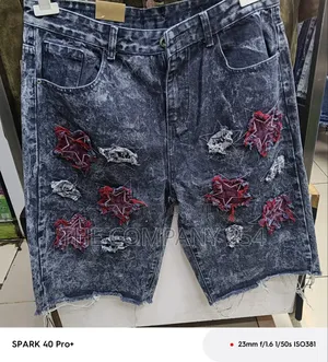 Quality Casual Denim Designer Jorts Shorts Available