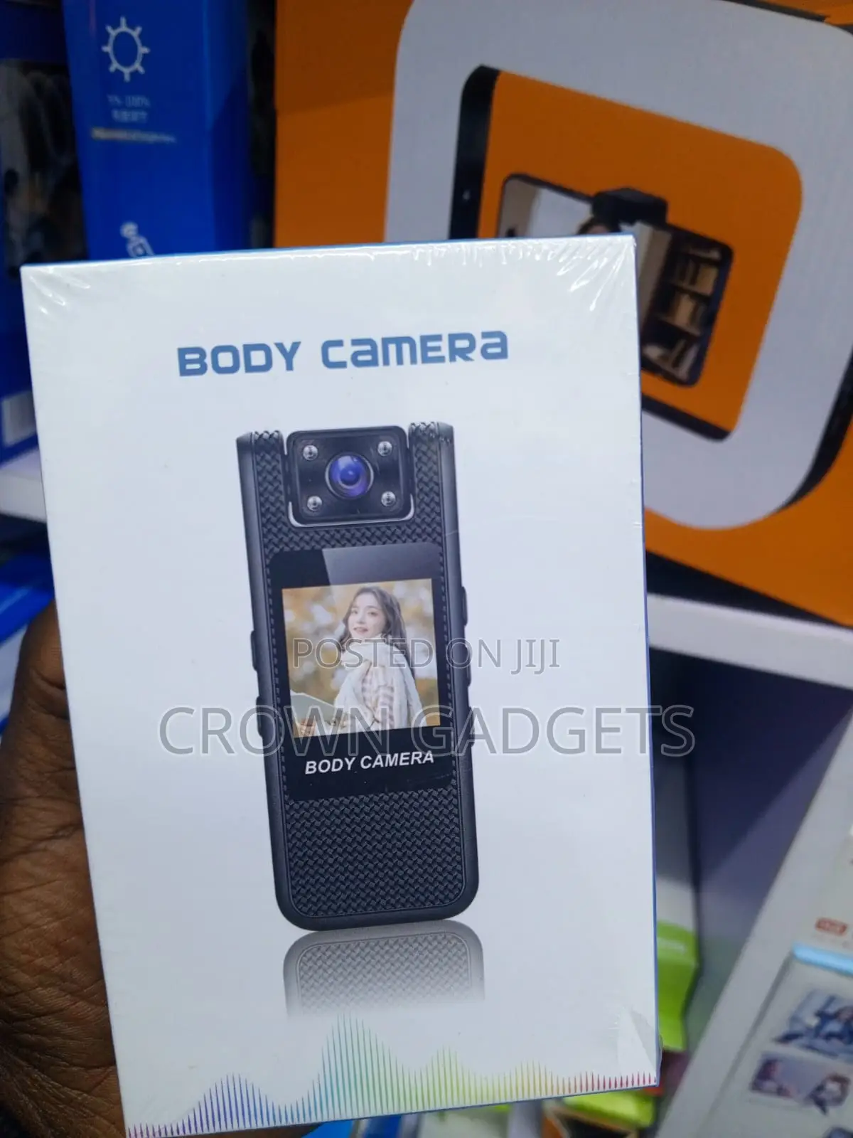 HD Body Camera With Night Vision, Display Rotatable Lens