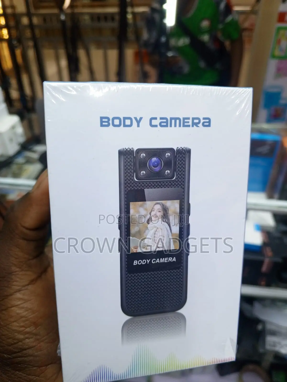 HD Body Camera With Night Vision, Display Rotatable Lens
