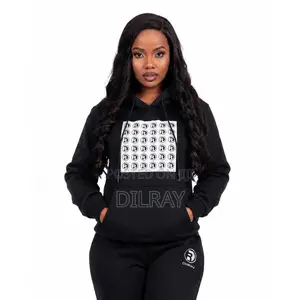 Black Square Hoodie