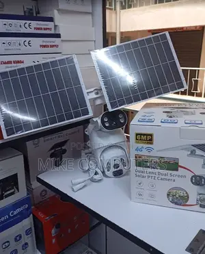 Smart 4mp Ubox Solar Camera – 4g Dual Lens PTZ Security System