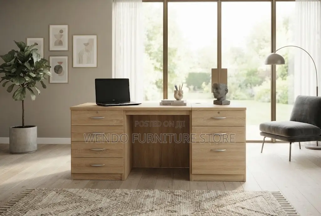Office Desk; 1200mm Home Office Wooden Storage Desk