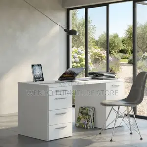 Office Desk; 1200mm Home Office Wooden Storage Desk