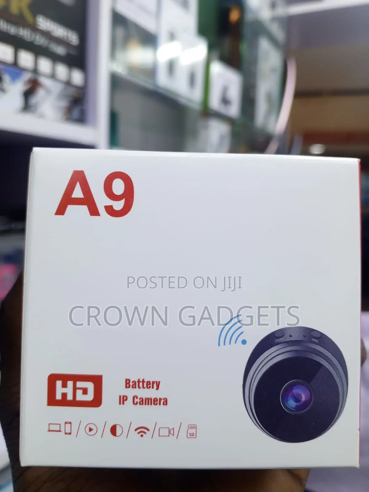 A9 HD 1080P WiFi IP Camera With Night Vision Magnetic Mount
