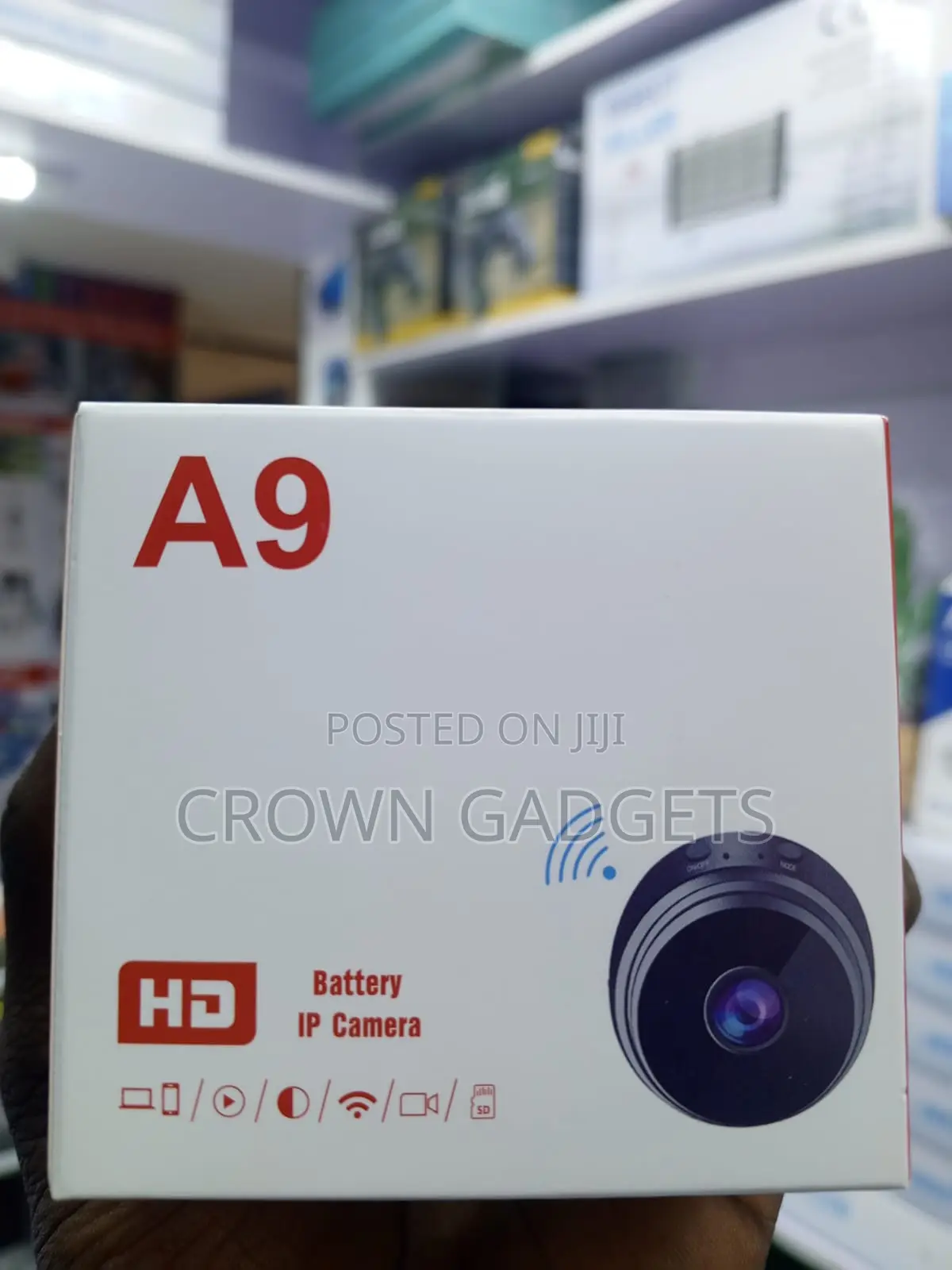 A9 HD 1080P WiFi IP Camera With Night Vision Magnetic Mount