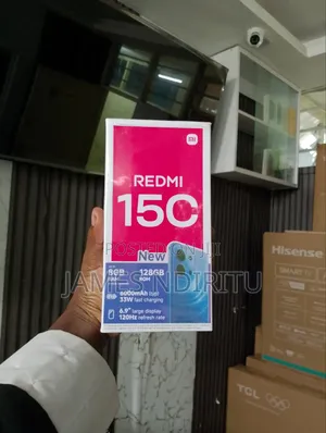 New Xiaomi Redmi 15C 4G 128 GB Black