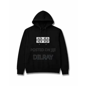Black Striped Hoodie