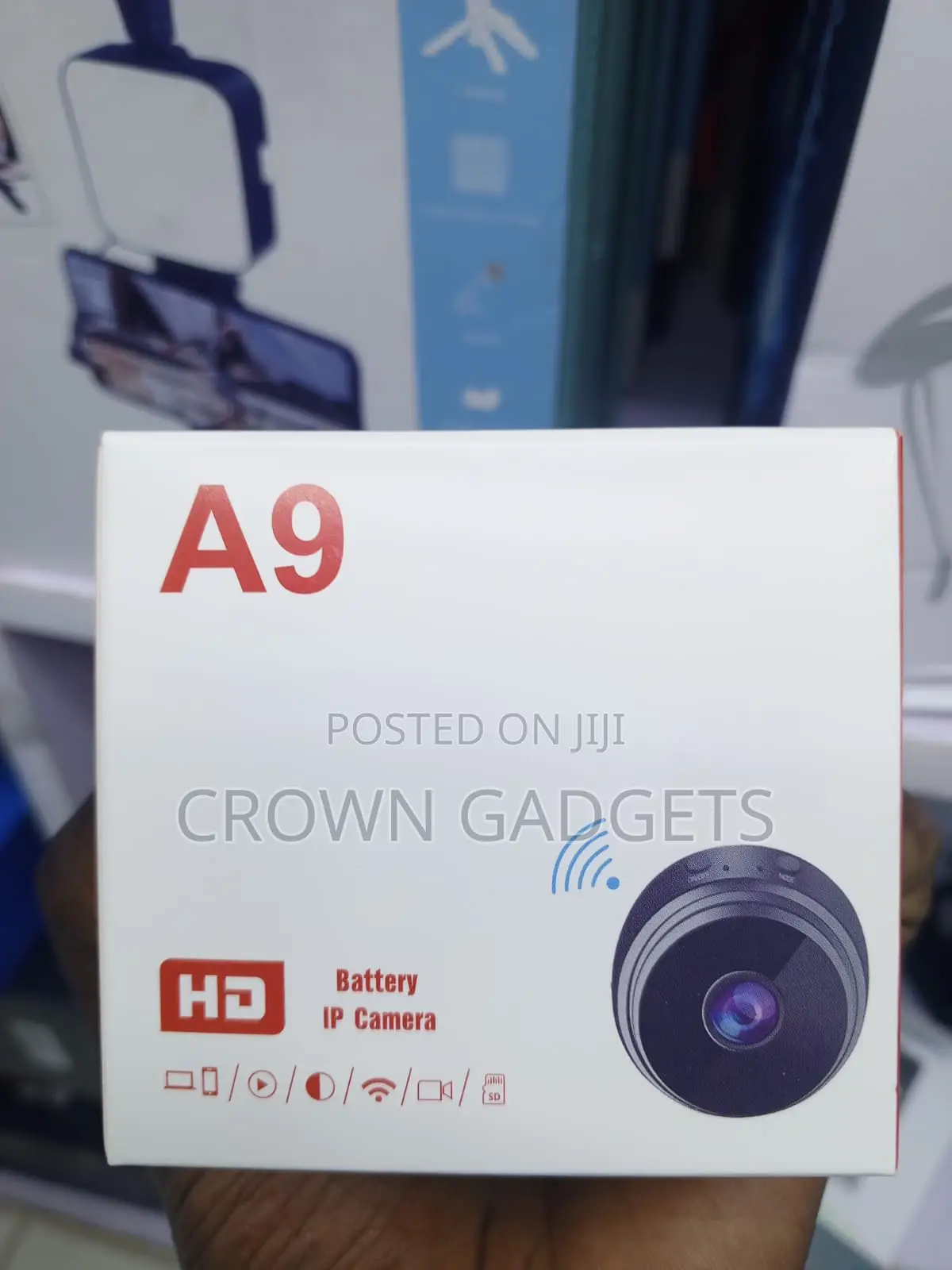 A9 Wireless WiFi Security Camera With Magnetic Base Battery