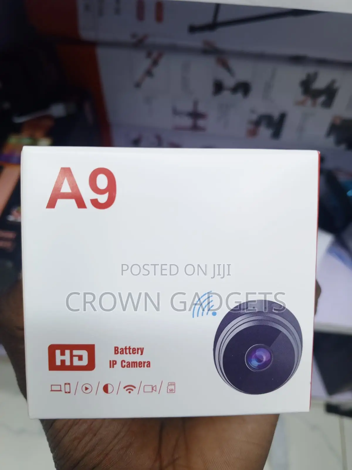 A9 Wireless WiFi Security Camera With Magnetic Base Battery