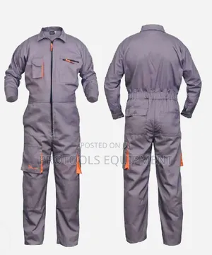 Gray Cargo Overall Without Reflectives