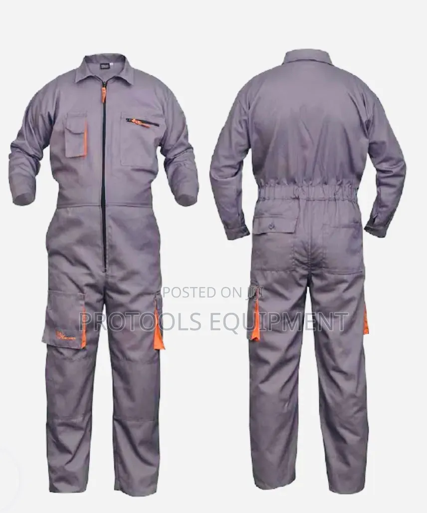 Gray Cargo Overall Without Reflectives