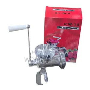 JCW-10 Manual Meat Grinder - Aluminum Alloy Hand Crank Food Mincer