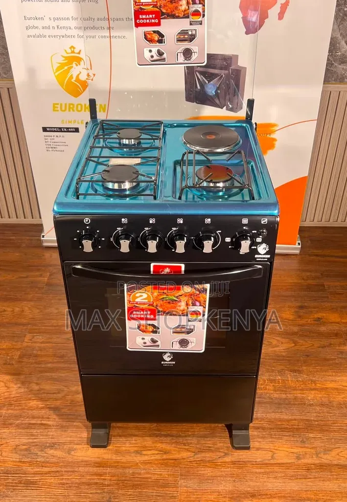 Euroken 3+1 60x65 Cooker With Top Bottom Heating