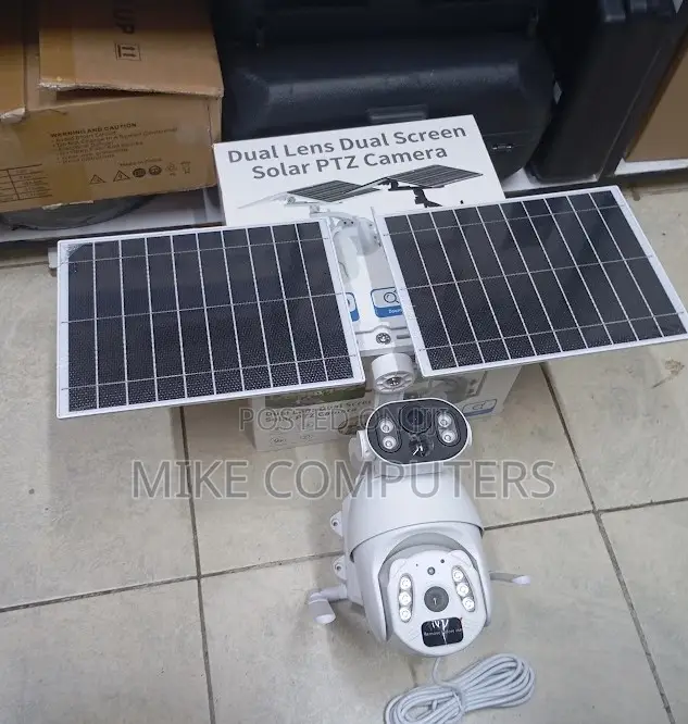 4mp Ubox Dual Lens Wifi Solar Security Camera Outdoor PTZ