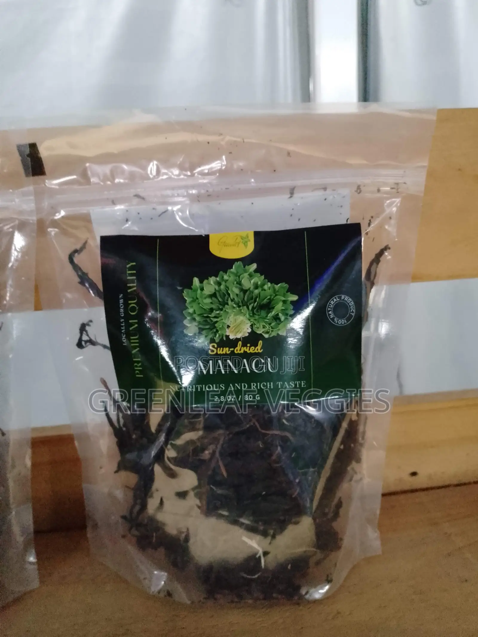 Greenleaf Veggies: Dried Managu (African Nightshade) – Ready-to-Cook