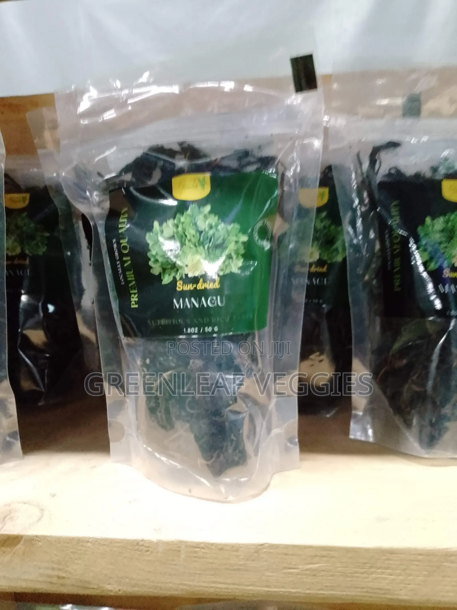 Greenleaf Veggies: Dried Managu (African Nightshade) – Ready-to-Cook