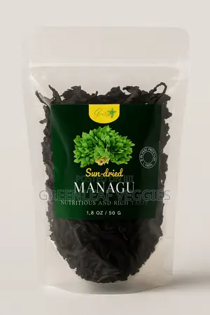 Greenleaf Veggies: Dried Managu (African Nightshade) – Ready-to-Cook